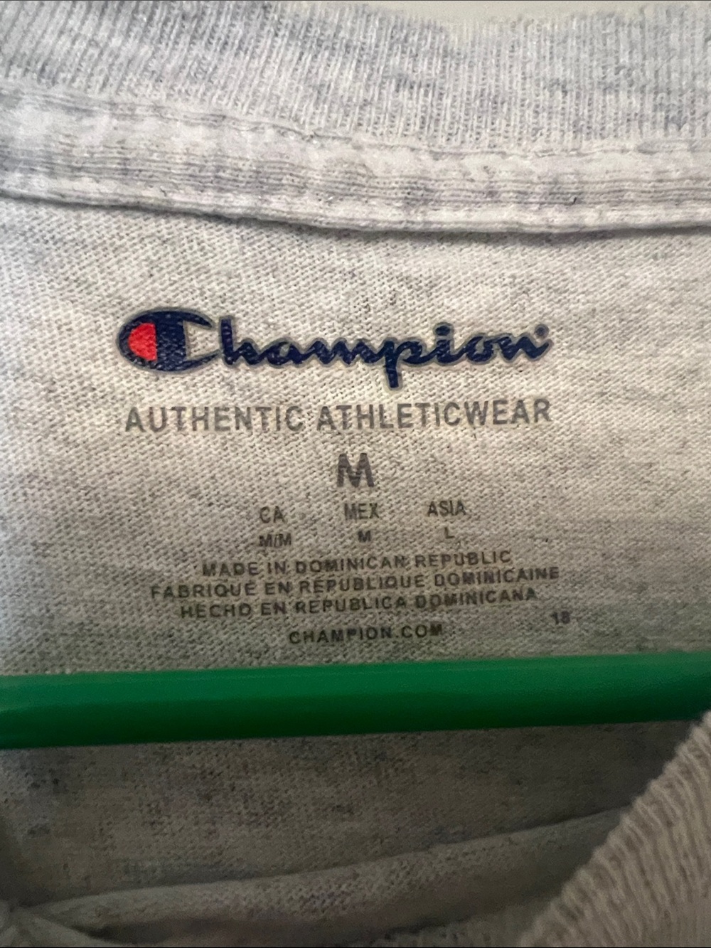 Champion Light Gray Short-Sleeve Crewneck Tee - Picture 2 of 4